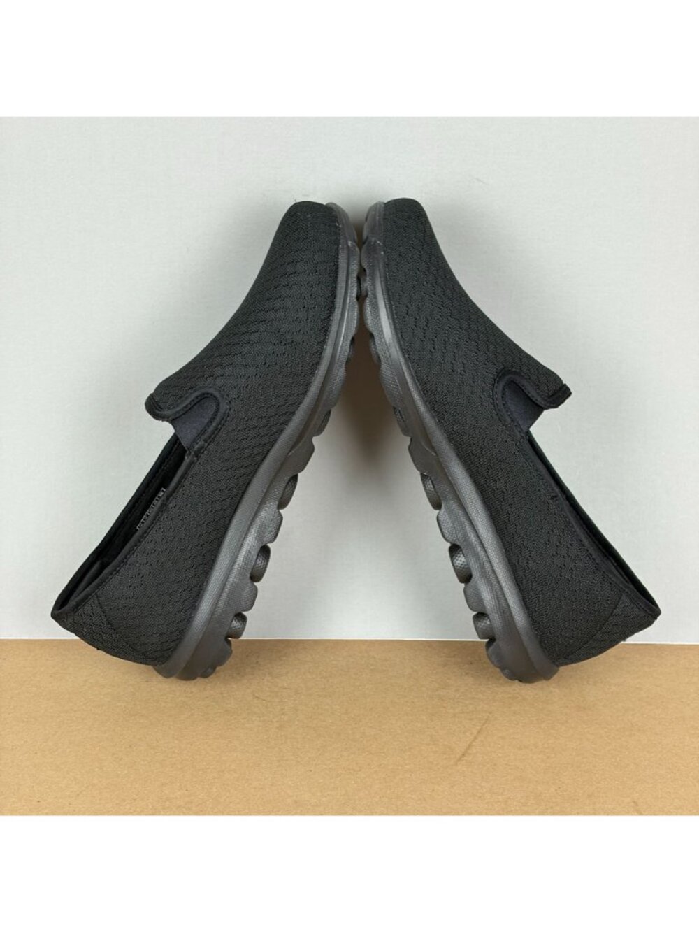 Skechers Go Walk Lite Sweet Gal Slip On Sneakers Womens 9 Wide Black Goga Mat - Picture 5 of 10